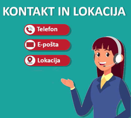 Kontakt in lokacija